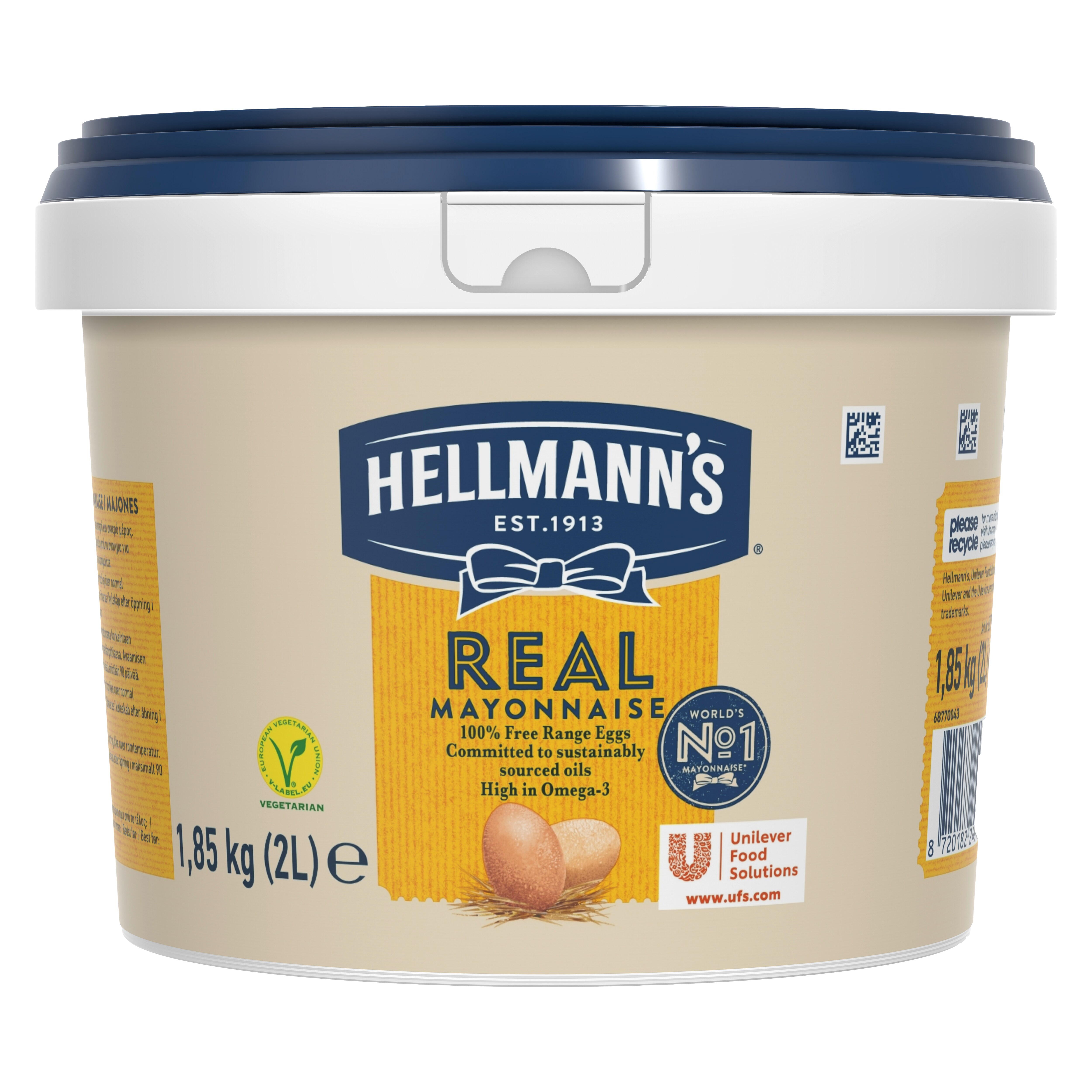 Hellmann's Real Mayonnaise 2 l. / 1,85 kg - 